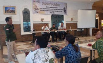 Ketua Bawaslu Kota Pematangsiantar Nanang Wahyudi Harahap Memberikan Arahan ke PKD Terlantik