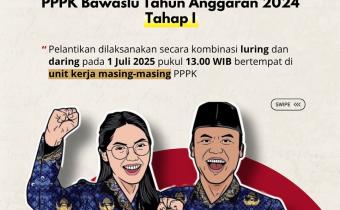 Ilustrasi Pegawai Pemerintah dengan Perjanjian Kerja (PPPK) Bawaslu RI