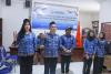 Tiga staf Bawaslu Kota Pematangsiantar Mengambil Sumpah dan Janji menjadi PNS secara daring, Selasa (19/5/2026).