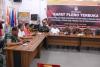 Ketua dan anggota Bawaslu Kota Pematangsiantar Mengikuti Rapat Pleno Terbuka Rekapitulasi Daftar Pemilih Berkelanjutan (PDPB) Triwulan II Tahun 2026 di Kantor KPU Kota Pematangsiantar, Kamis (2/7/2026).